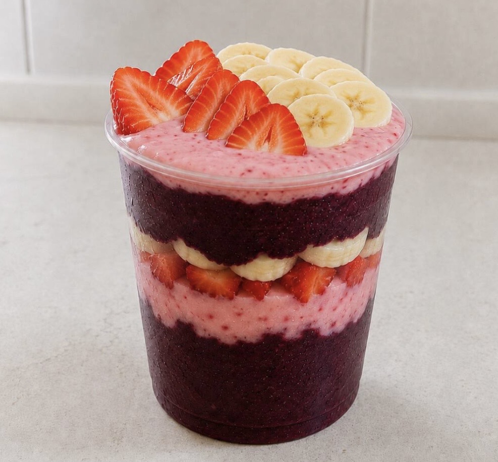 Açaí dos Apaixonados – 300ml 🍓🍌