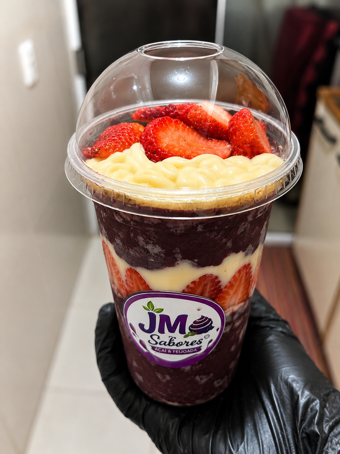 Açaí Ninho com Morango – 500ml