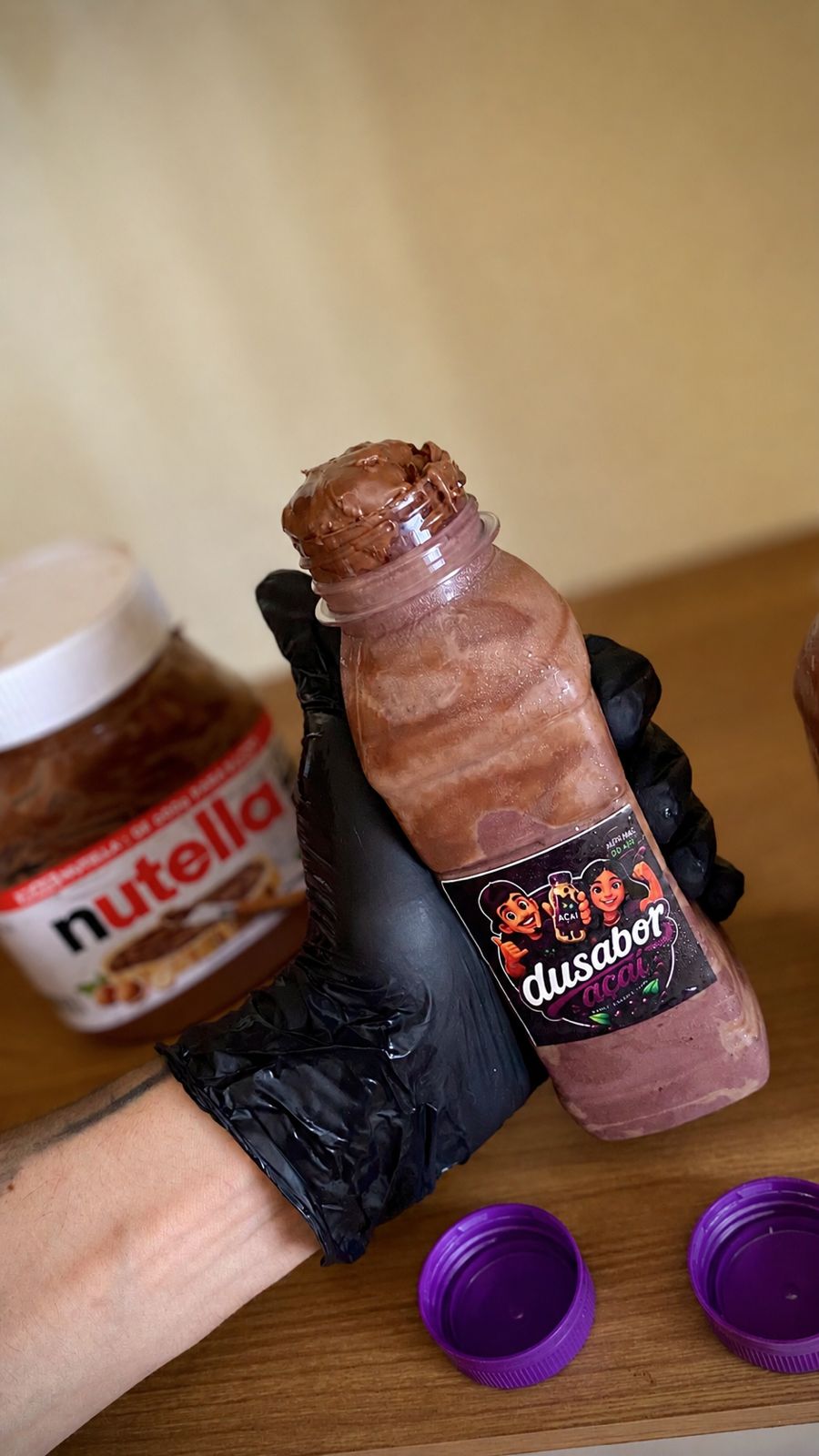 Batidinha de Nutella