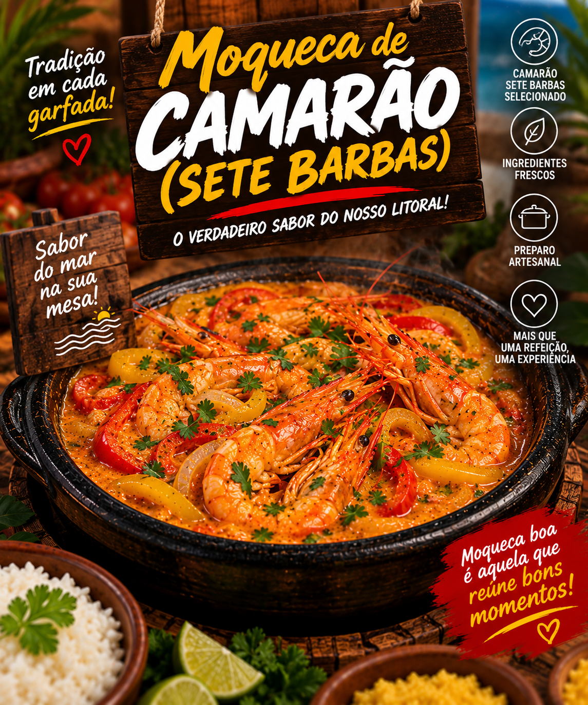 Moqueca de Camarão (Sete Barbas)