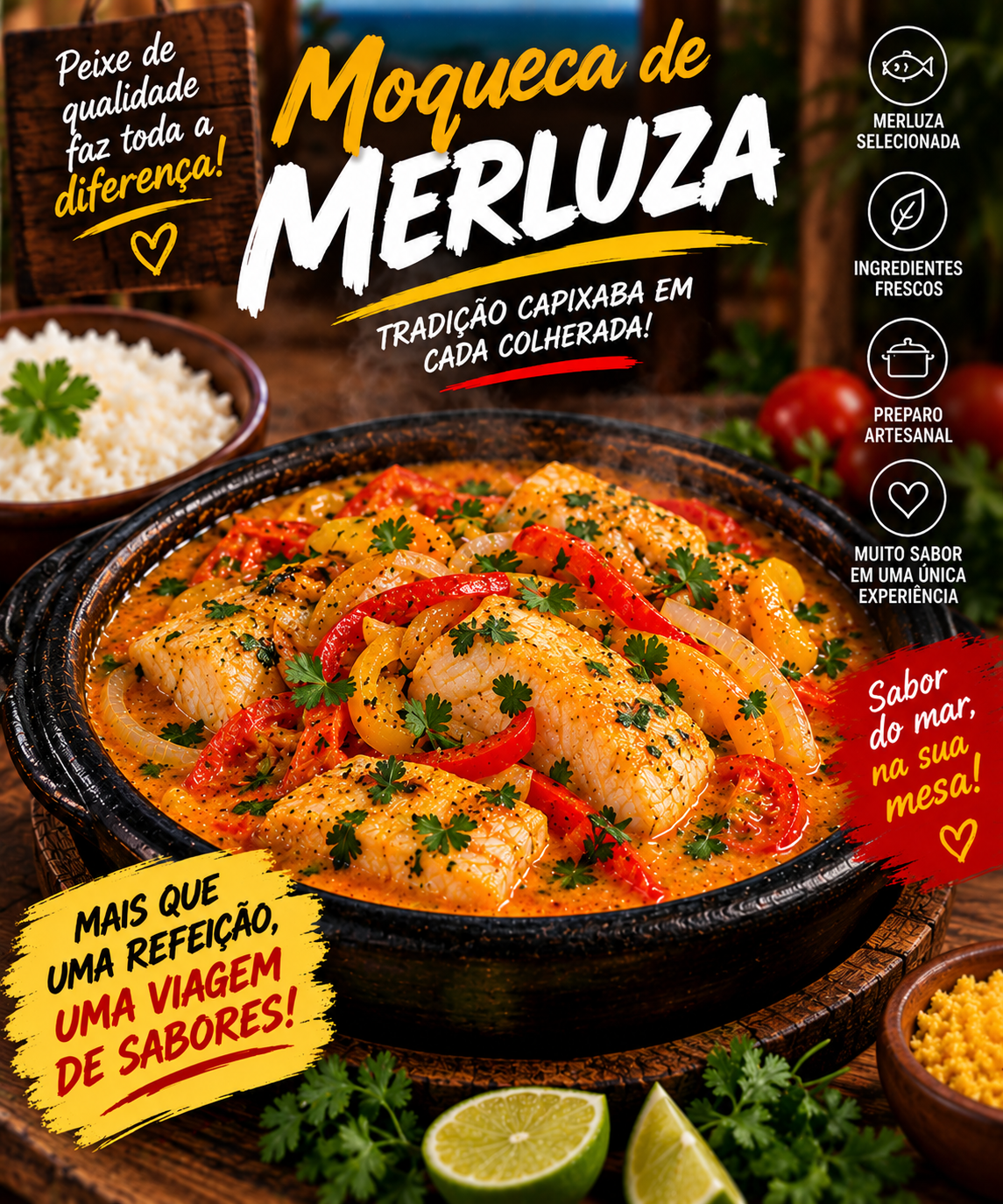 Moqueca de Merluza 