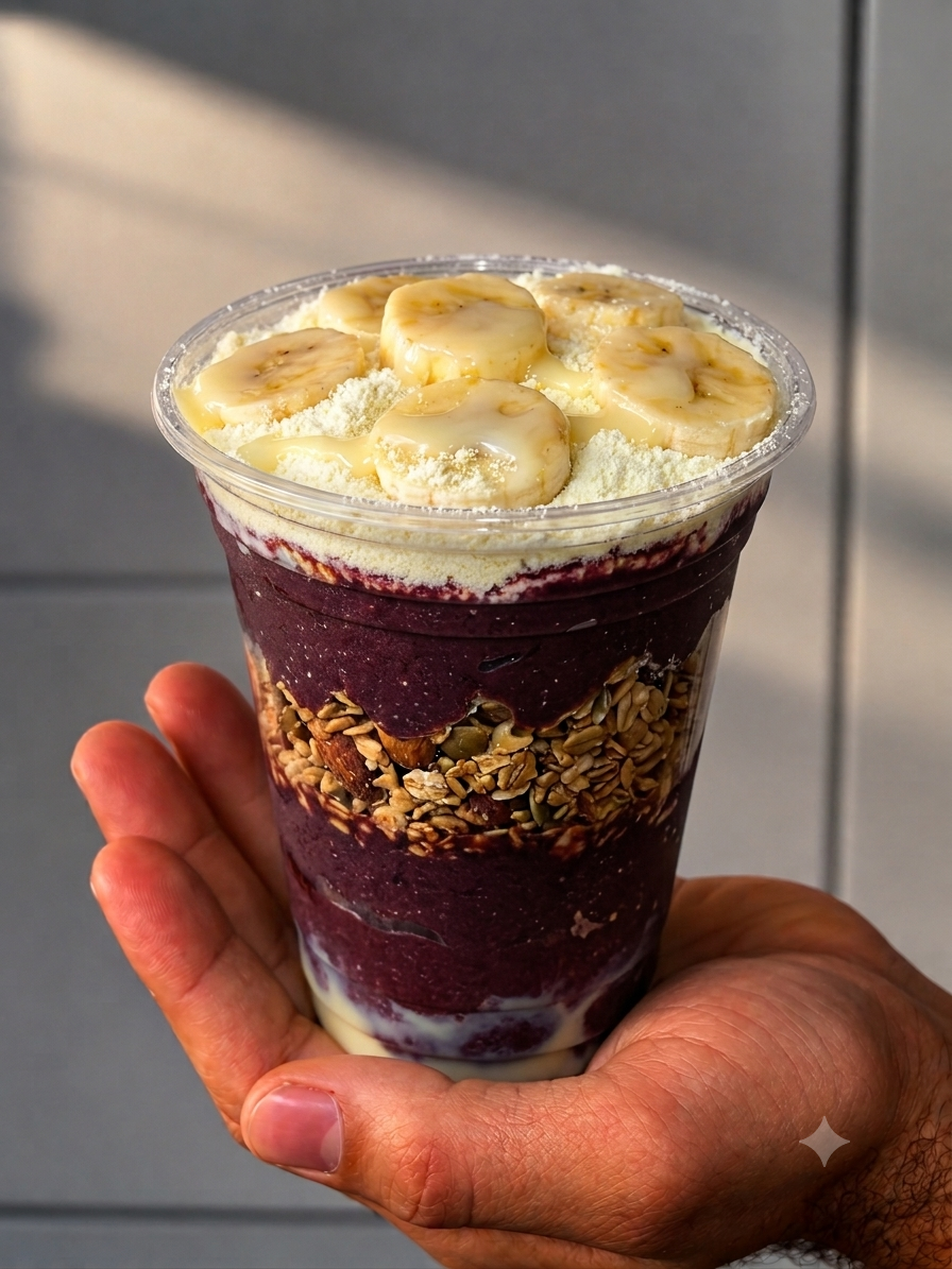 Copo de Açaí 300ml | + 3 Acompanhamentos Grátis