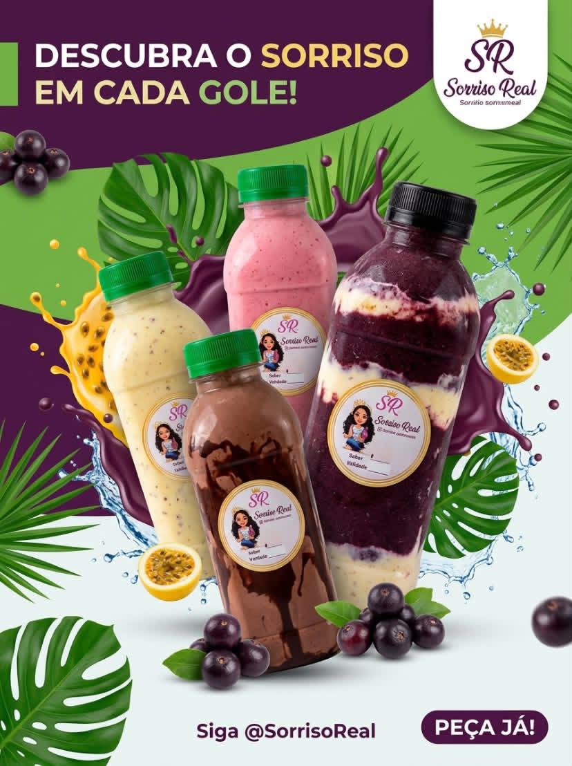 açaí na garrafa