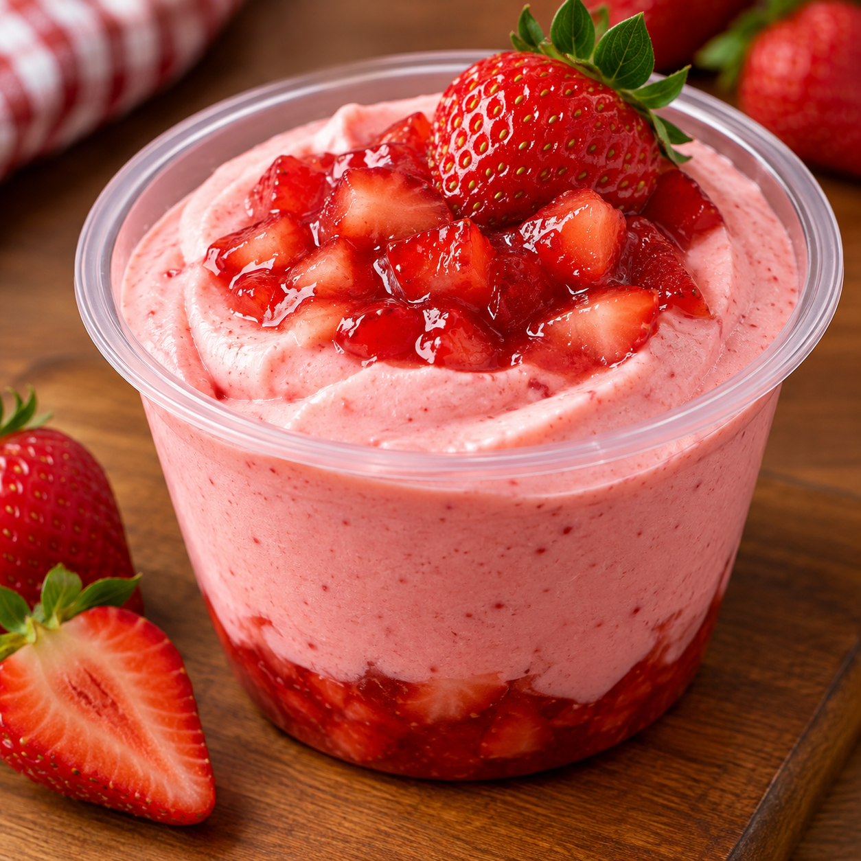 Mousse morango