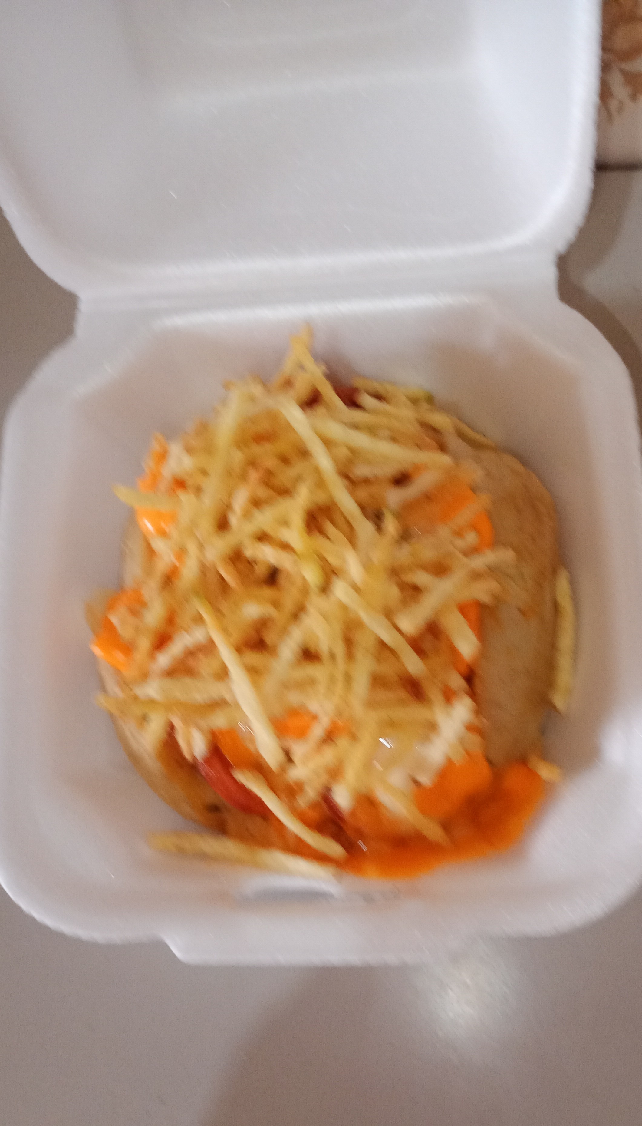Batata recheada de estrogonofe 
