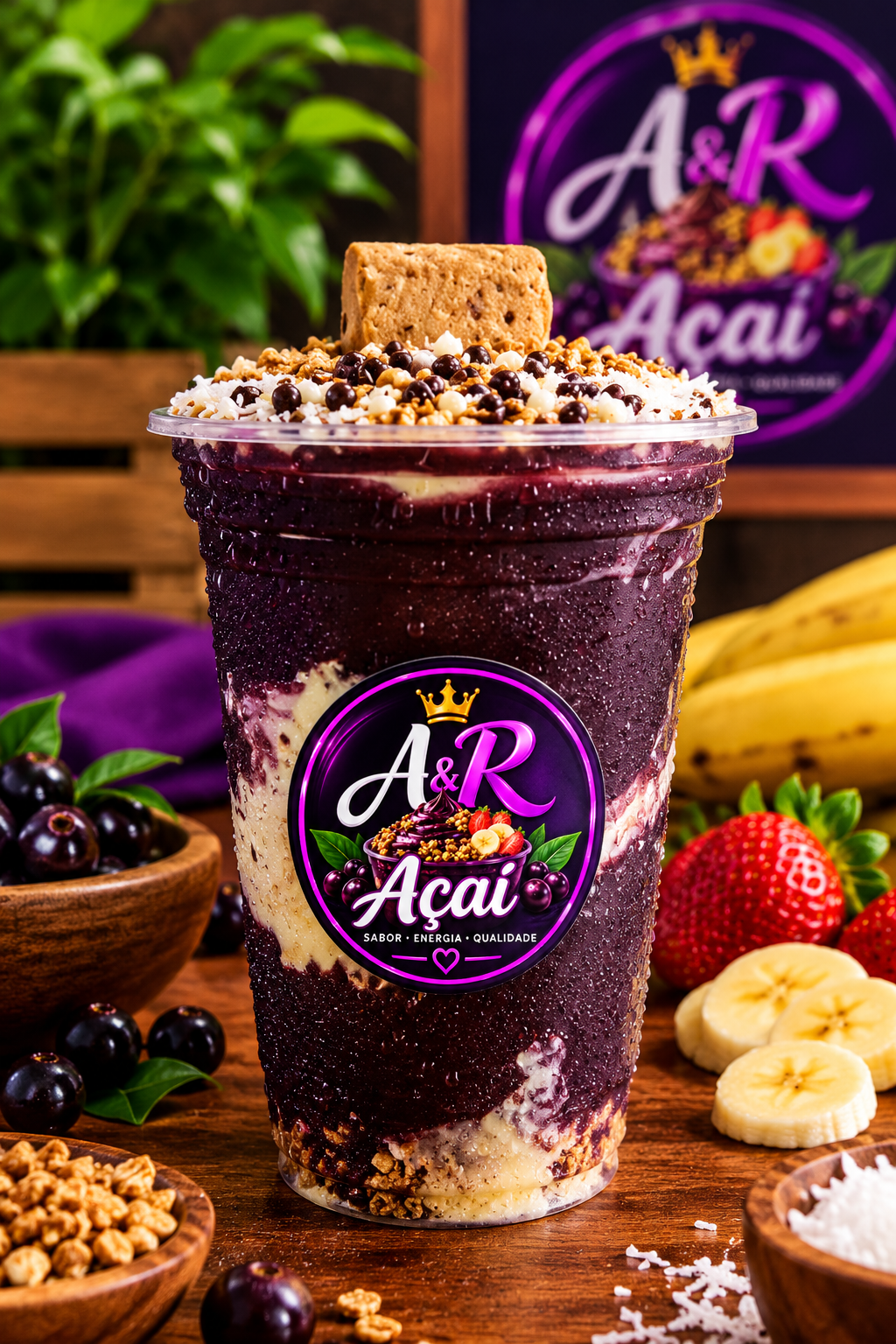 Copo de açai 770ml