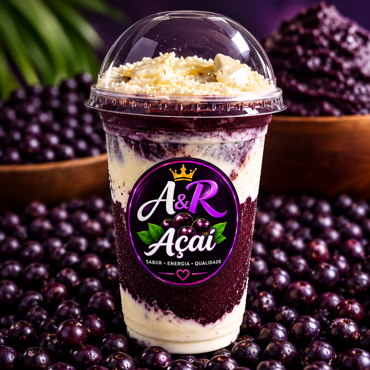Copo de açai 330ml