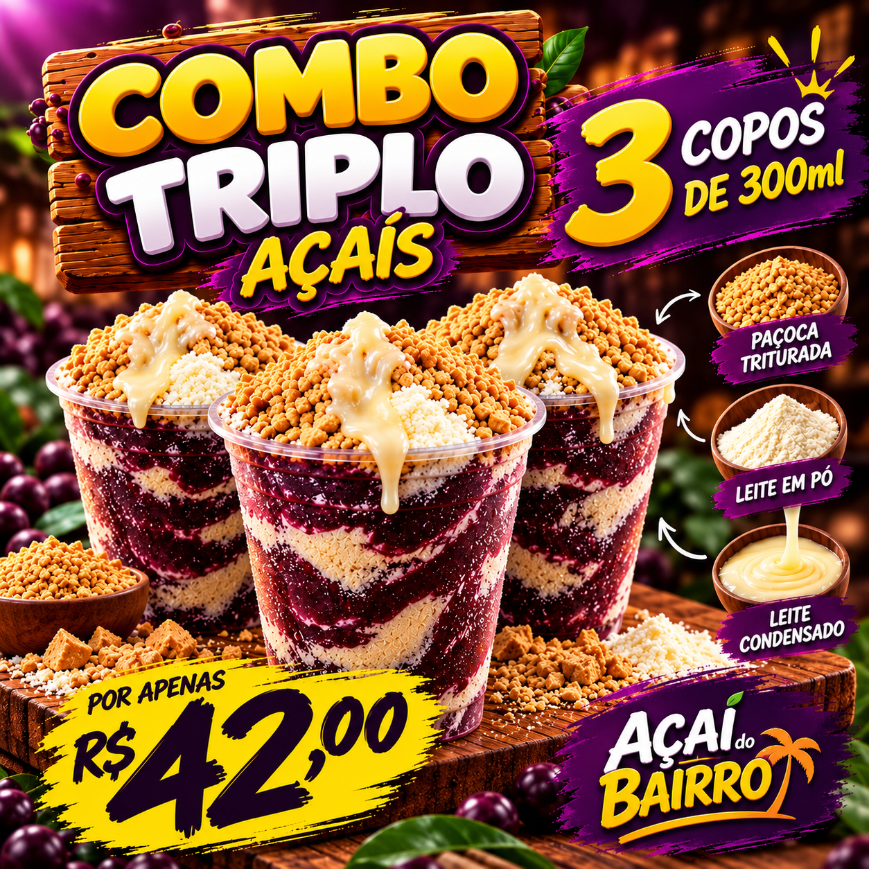 COMBO TRIPLO