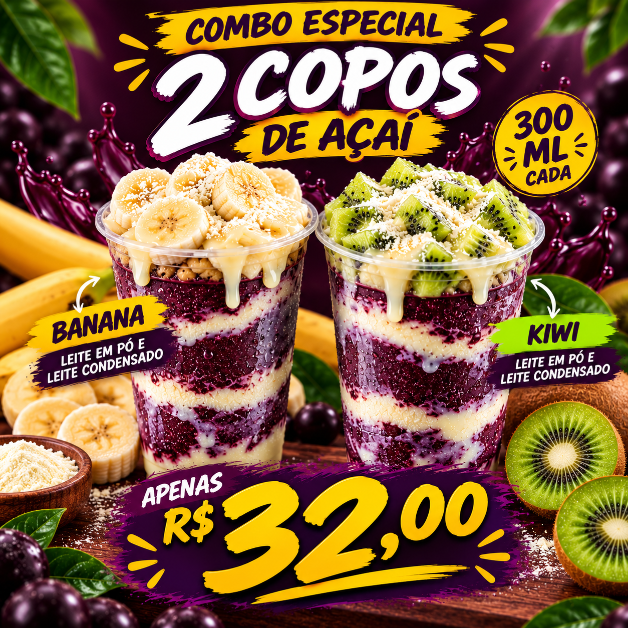 COMBO FRUTA DUPLA